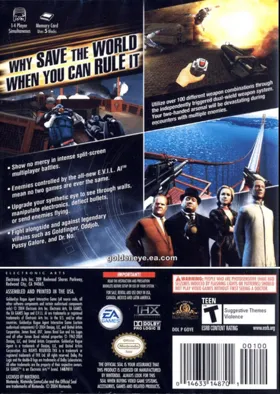 GoldenEye - Rogue Agent (Disc 1) box cover back